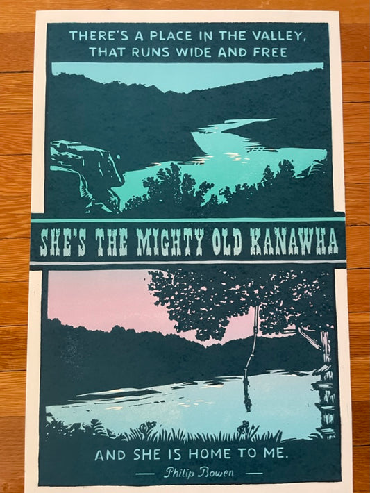 Philip Bowen Old Kanawha 11x17" Poster