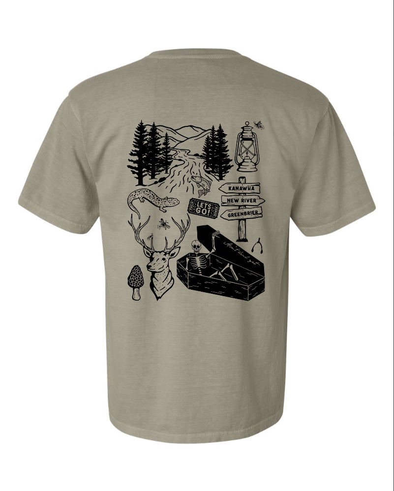 Philip Bowen Appalachia Forever tee - Sandstone